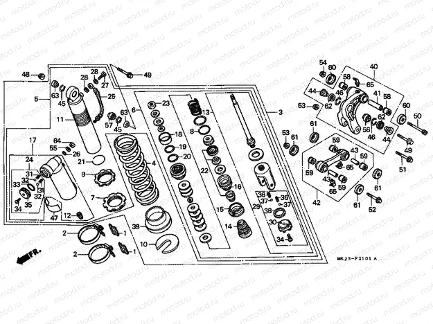 F-21-1 REAR SHOCK ABSORBER