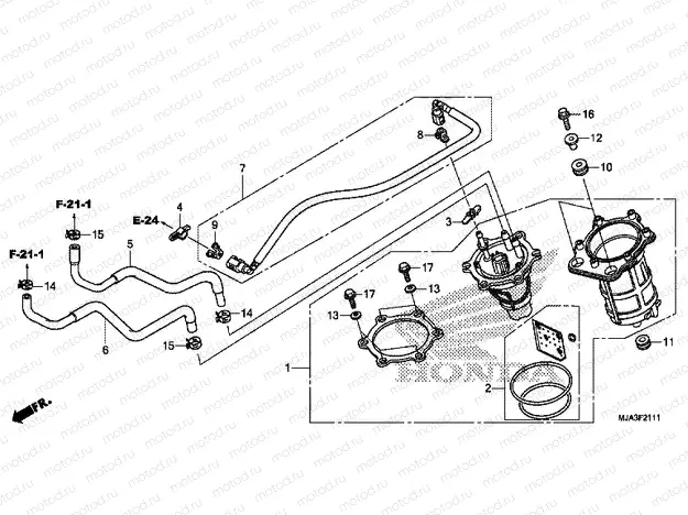 F-21-11 FUEL PUMP (VT750S)