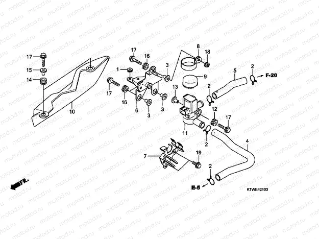 F-21 AIR CHARGER COMPRESSOR VALVE