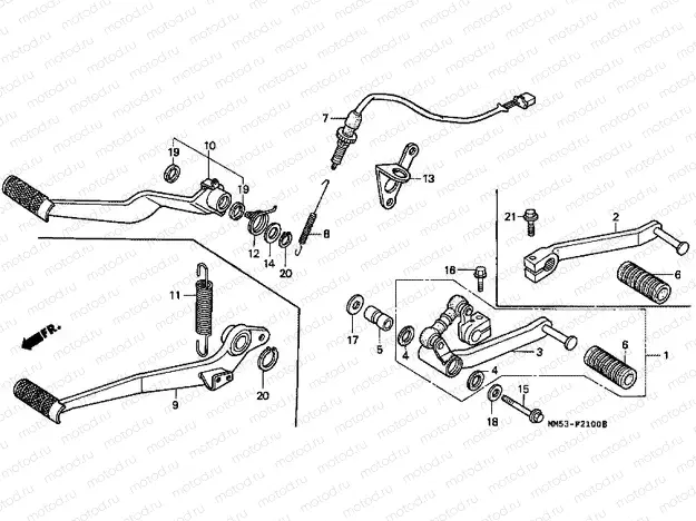 F-21 BRAKE PEDAL / PEDAL REPLACEMENT