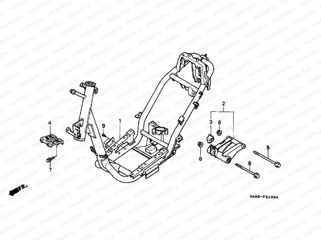 F-21 FRAME HOUSING