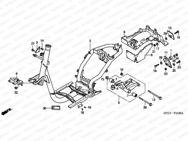 F-21 FRAME HOUSING
