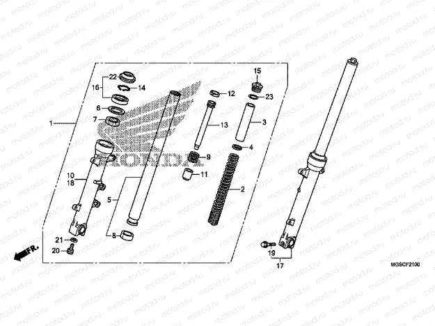 F-21 FRONT FORK