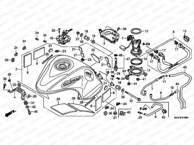 F-21 FUEL TANK / FUEL PUMP