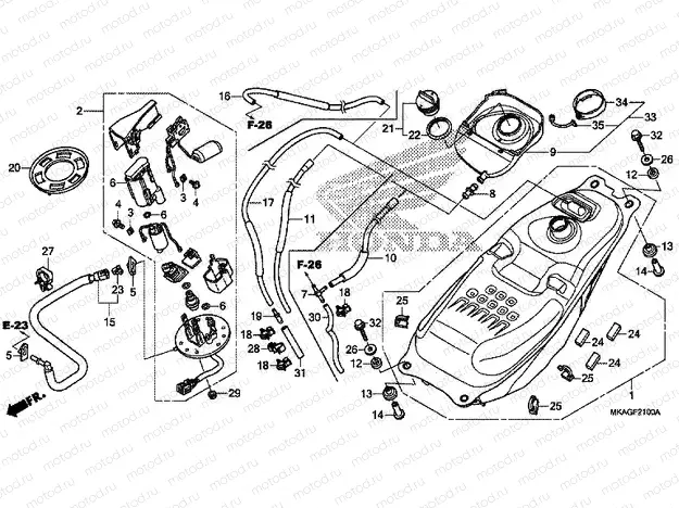 F-21 FUEL TANK / FUEL PUMP