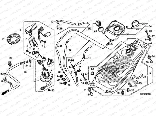 F-21 FUEL TANK / FUEL PUMP