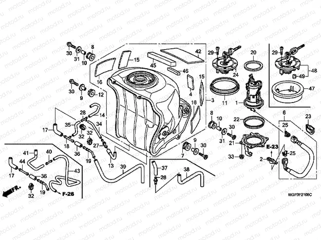 F-21 FUEL TANK / FUEL PUMP