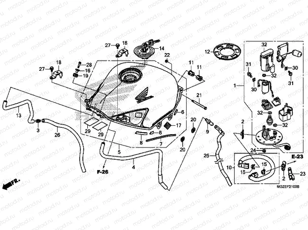 F-21 FUEL TANK / FUEL PUMP