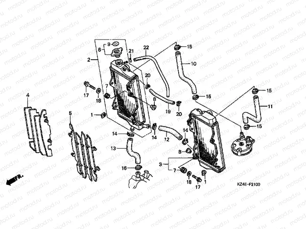 F-21 RADIATOR
