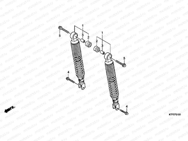 F-21 REAR SHOCK ABSORBER