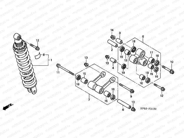 F-21 REAR SHOCK ABSORBER