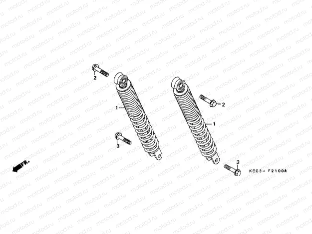 F-21 REAR SHOCK ABSORBER