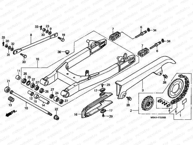 F-21 SWING ARM