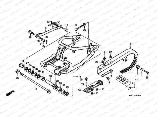 F-21 SWING ARM