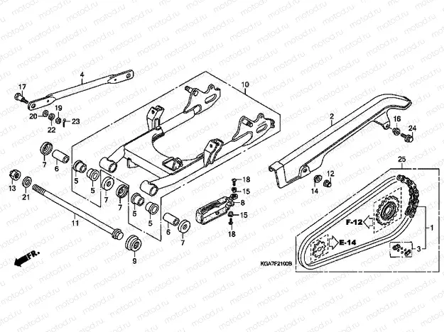 F-21 SWING ARM