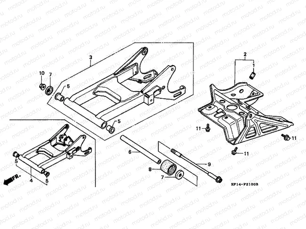 F-21 SWING ARM