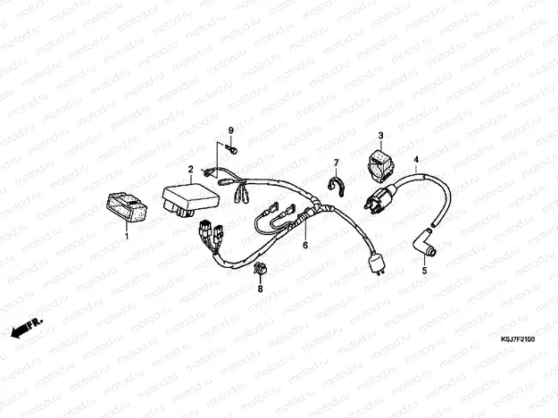 F-21 WIRING HARNESS