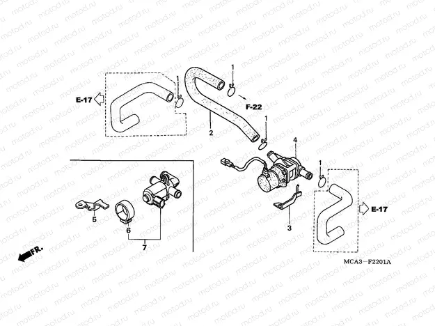 F-22-1 AIR INJECTION VALVE