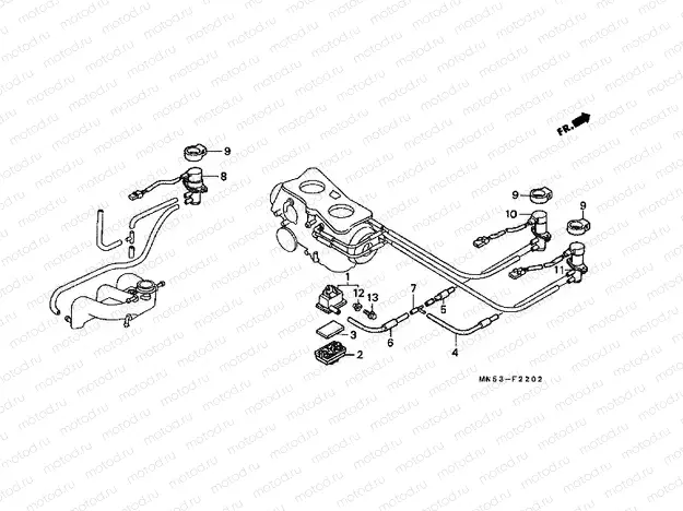 F-22-2 SOLENOID VALVE / AUXILIARY AIR FILTER (3)