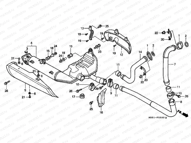 F-22 EXHAUST MUFFLER
