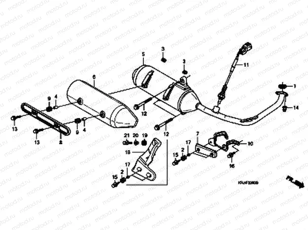 F-22 EXHAUST MUFFLER
