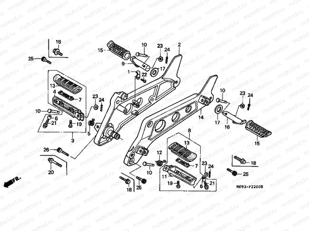F-22 FOOTREST