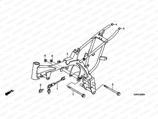 F-22 FRAME HOUSING