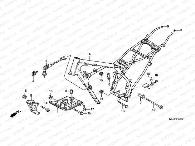 F-22 FRAME HOUSING