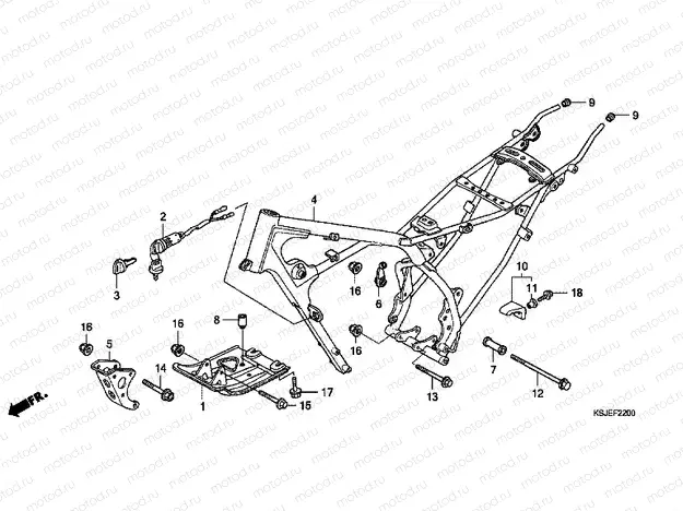 F-22 FRAME HOUSING