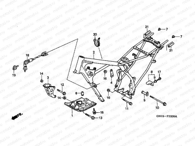 F-22 FRAME HOUSING
