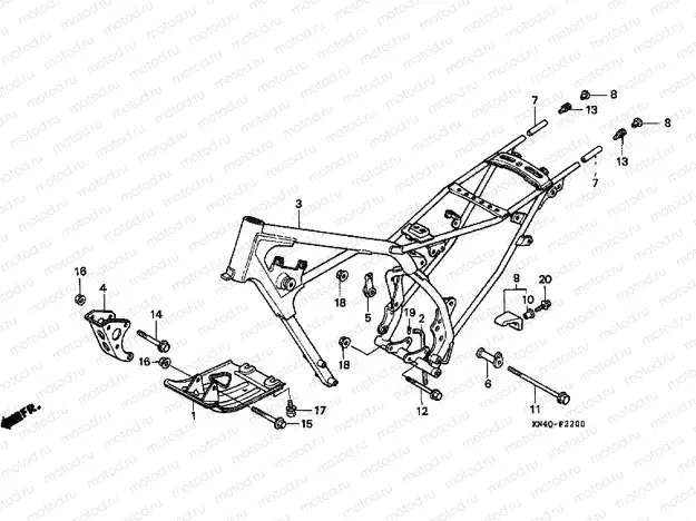 F-22 FRAME HOUSING