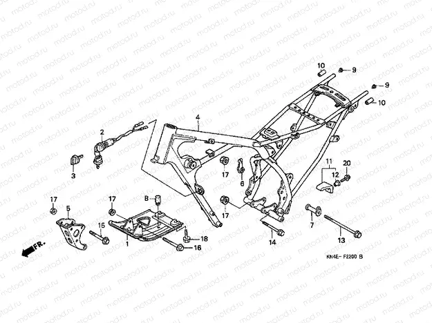 F-22 FRAME HOUSING