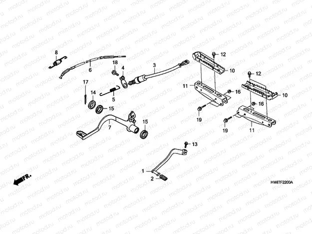 F-22 PEDAL/STEP