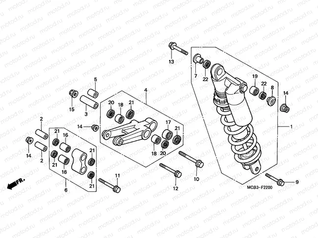 F-22 REAR CUSHION