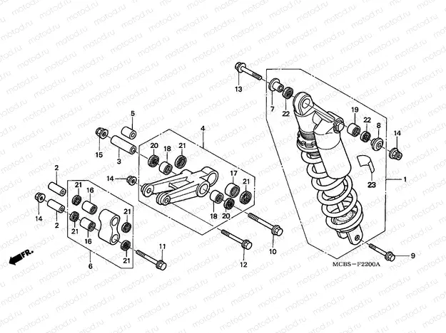 F-22 REAR CUSHION