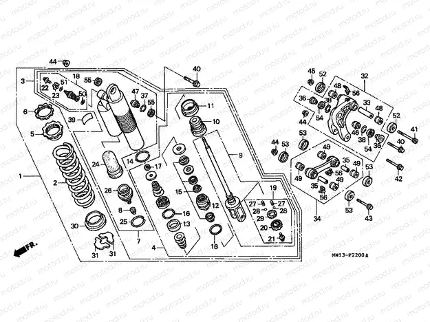 F-22 REAR SHOCK ABSORBER