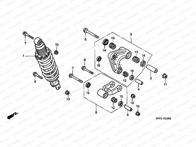 F-22 REAR SHOCK ABSORBER