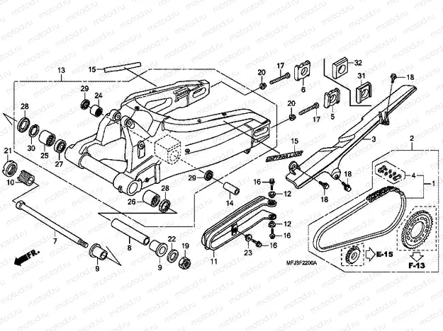 F-22 SWING ARM