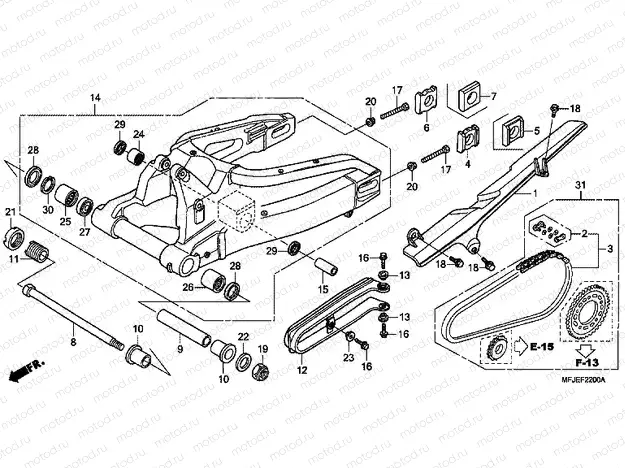 F-22 SWING ARM