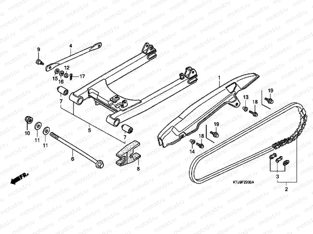 F-22 SWING ARM / CHAIN ​​CABINET