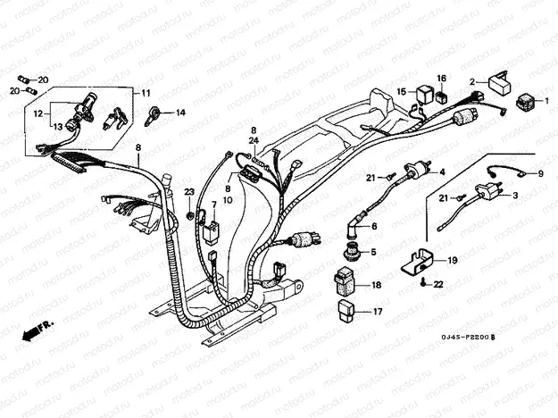 F-22 WIRING HARNESS