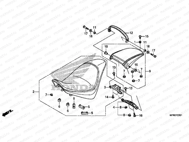 F-23-1 SEAT (VT1300CXA) buy cheap online