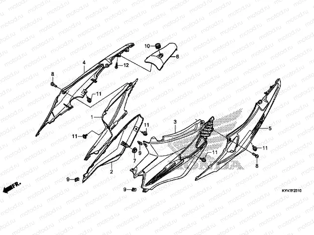 F-23-10 BODY COVER