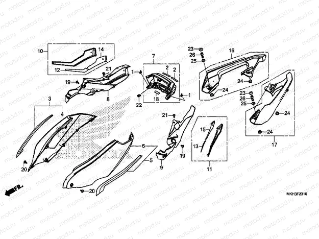 F-23-10 REAR COWL