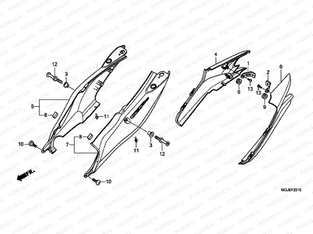 F-23-10 REAR ENGINE COVER