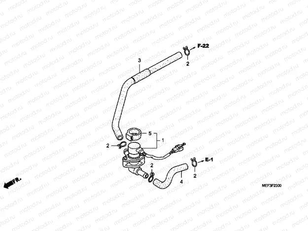 F-23 AIR CHARGER COMPRESSOR VALVE