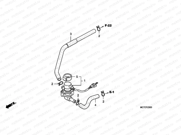 F-23 AIR INJECTION VALVE