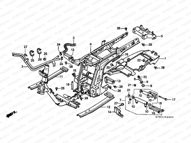 F-23 FRAME HOUSING