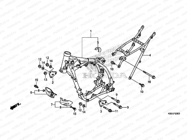 F-23 FRAME HOUSING