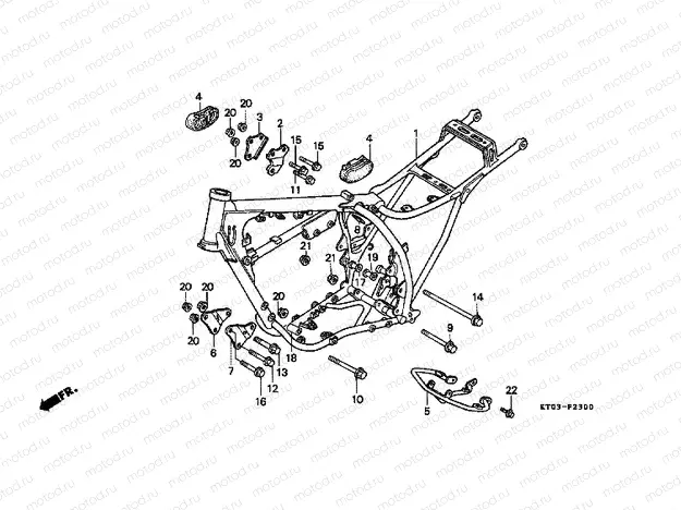 F-23 FRAME HOUSING